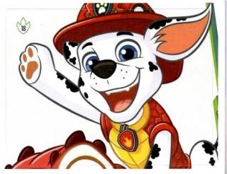 Sticker 18 – PAW Patrol: Der Dino Film, Nr. 18